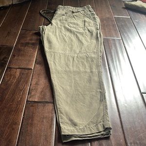2 pairs Maurices pants. Size 18, elastic waist with draw string.
